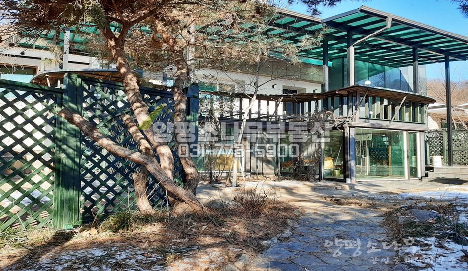 양평군 서종면 노문리 개성있는 글라스월(glass wall) 주택