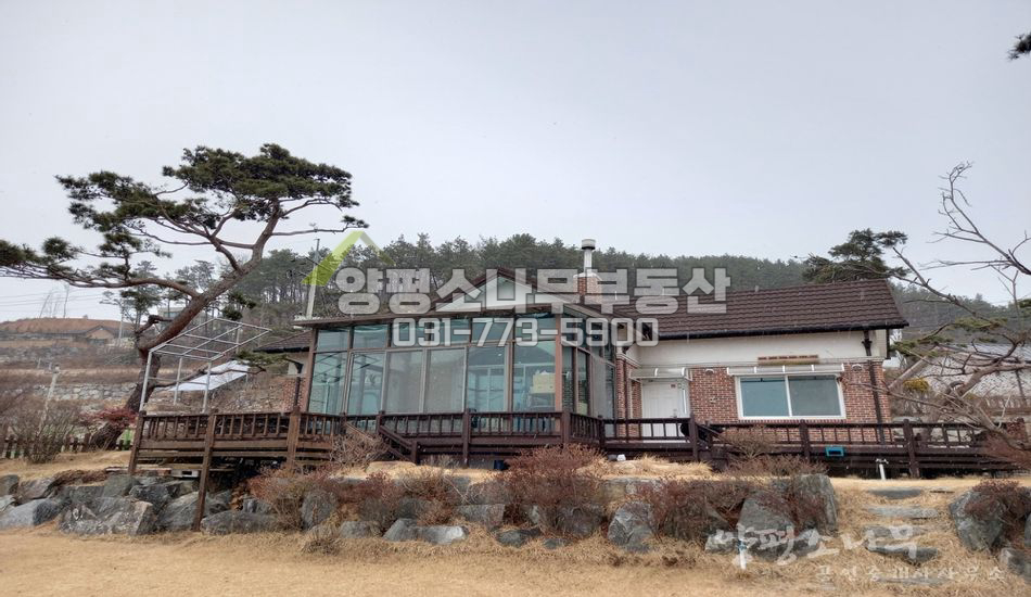 양평군 용문면 조현리 언덕 위 남향전망/조현초 도보