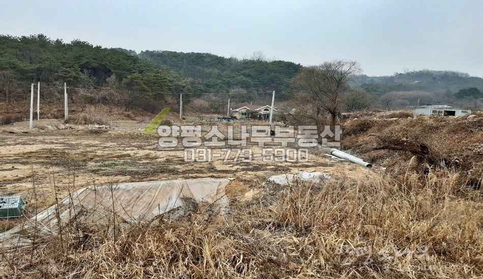 양평군 지평면 월산리 마을 끝자락 저렴한 관리지역 토지