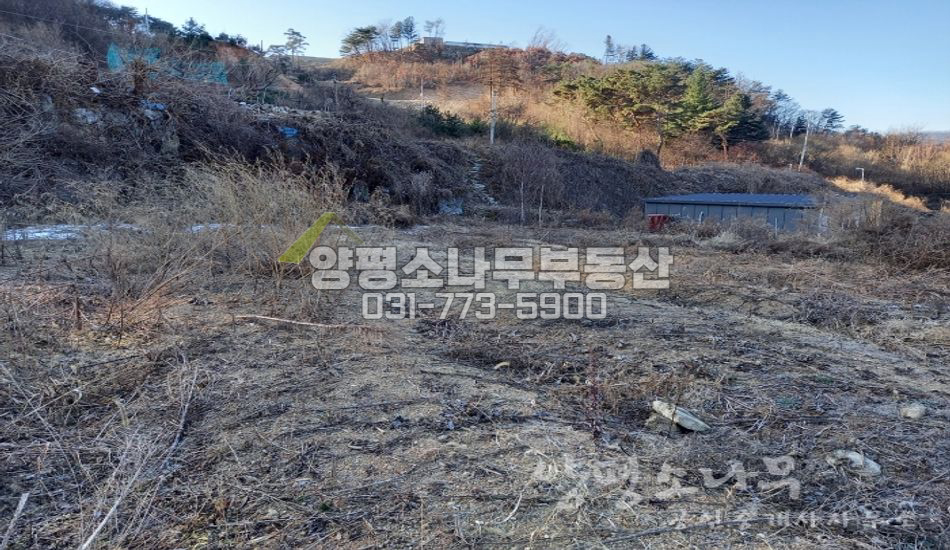 양평군 서종면 문호리 경관좋은 땅 문호리/네모반듯