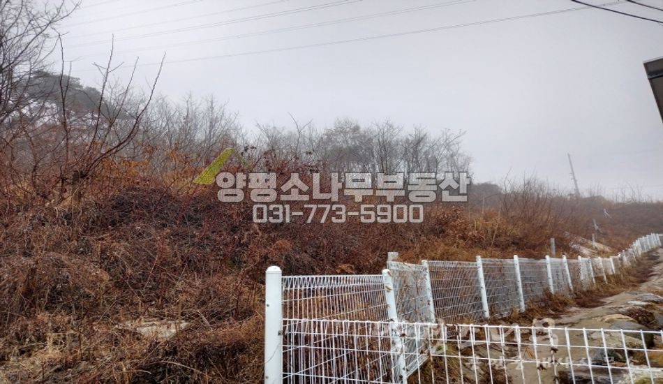 양평군 양평읍 백안리 쉬자파크 가는길 반듯한 주택지