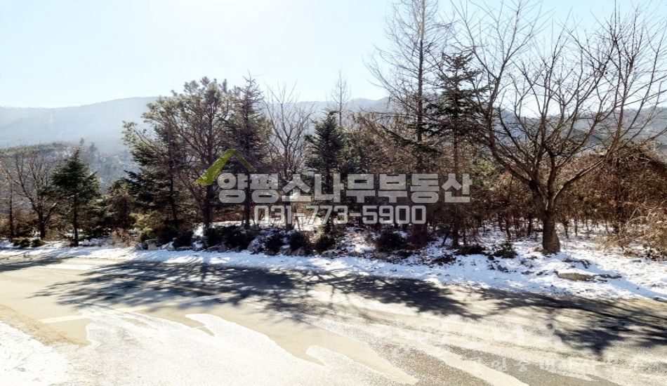 양평군 서종면 수입리 아늑한 분위기 남향필지