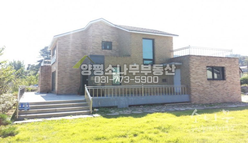 양평군 강상면 남한강 인접한 마을에 있는 강상면전원주택