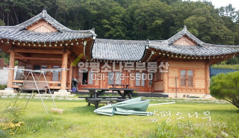 양평군 옥천면 용천리 끝내주는 조망의 한옥집