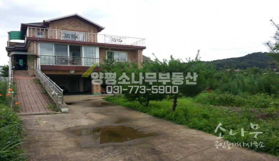 양평군 양서면 남남서  전망나오는 양수 생활권내 전원주택입니다.