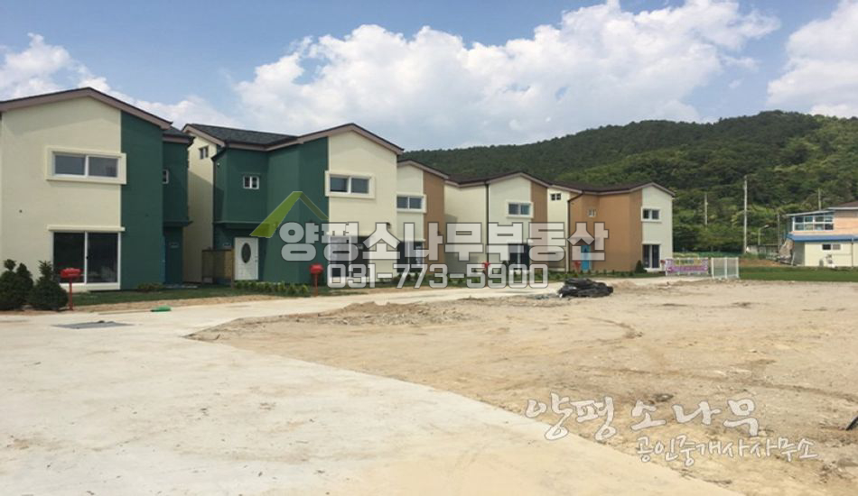 양평군 옥천면 역세권 땅콩주택