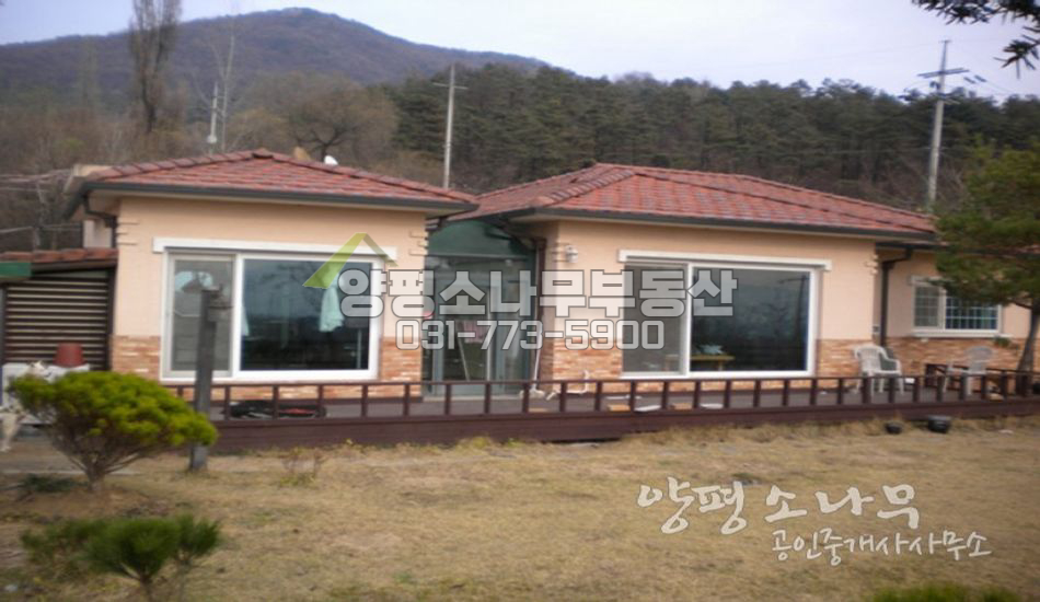 양평군 양평읍 한적한 산 조망 주택/단층