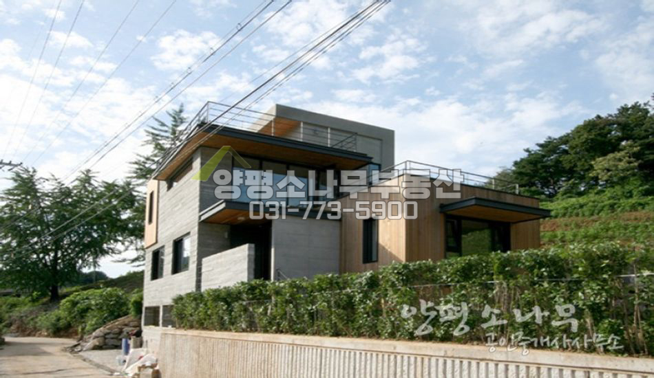 양평군 서종면 서종IC3분 모던한 스타일의 고급주택/세대분리