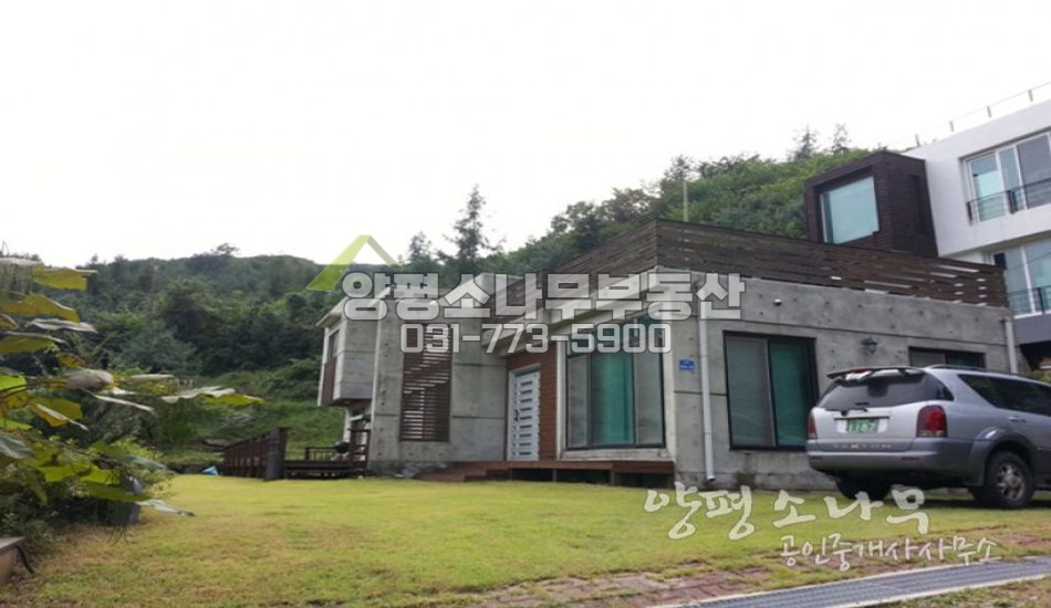 양평군 강상면 국유림접한 모던한 노출콘크리트/남향/철근/상단
