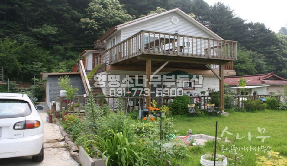 양평군 단월면  전체적으로 깔끔하며 건물상태 양호한 단변이 논밭인 신축 단월면전원주택건물 뒤가 바로 산인 단월면전원주택