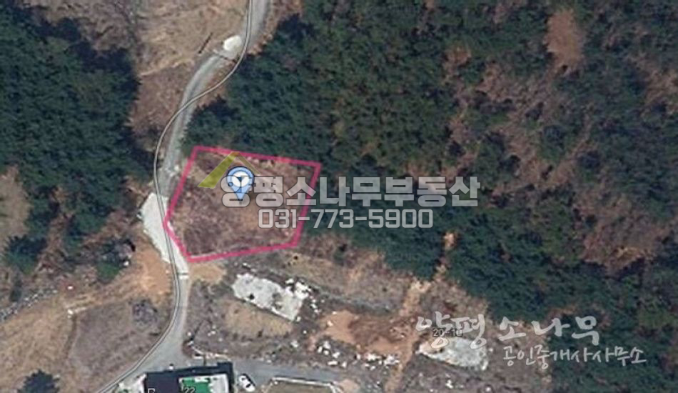 양평군 서종면 남향의 전망좋은 소형토지