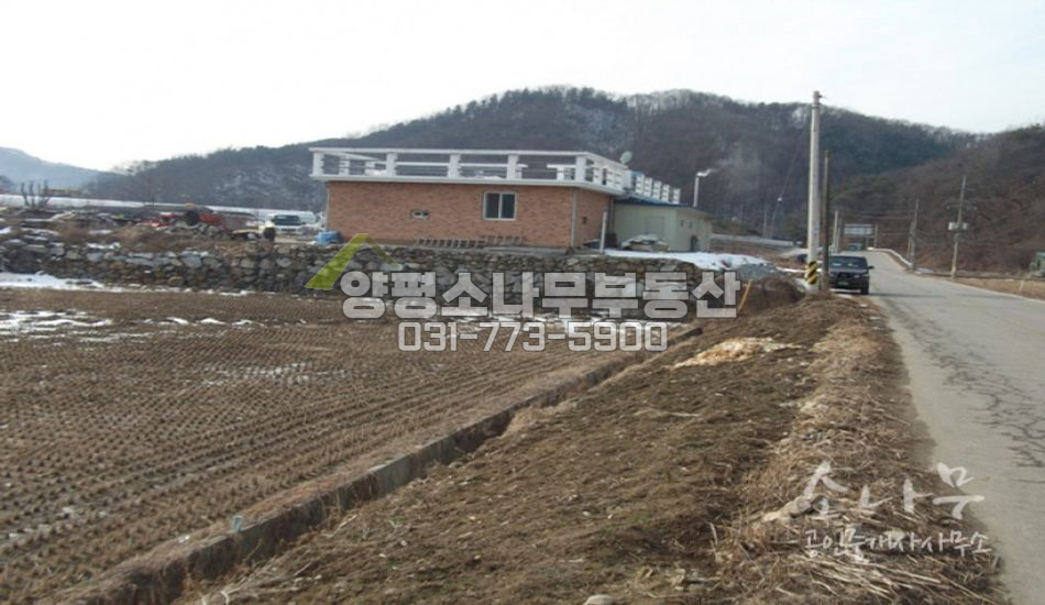 양평군 단월면 남향으로 조망 나오는  전원주택지 입니다.