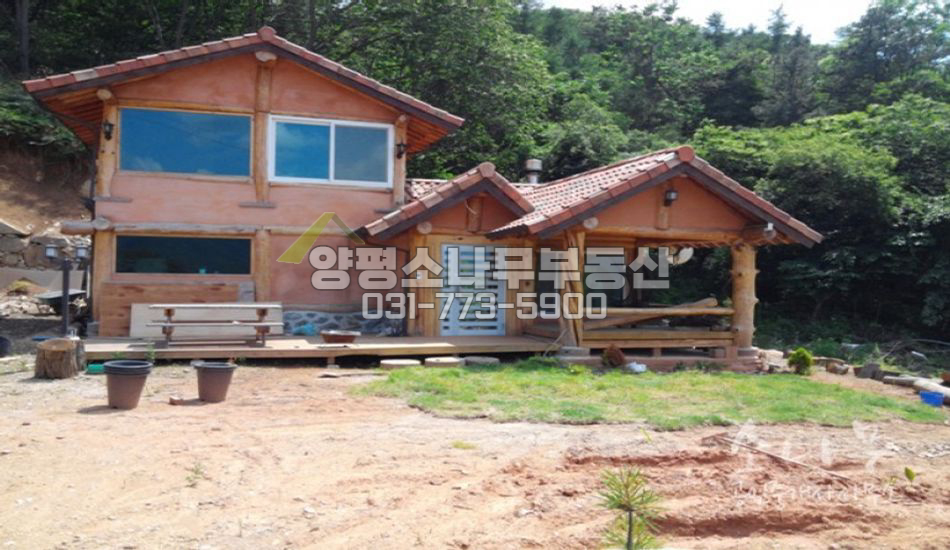 양평군 용문면 북향으로 내려다 보이는 전망의 전원주택