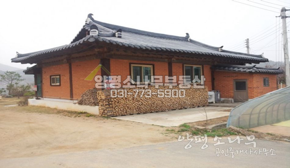 양평군 용문면 금곡리 황토벽돌 한옥집/비닐/창고
