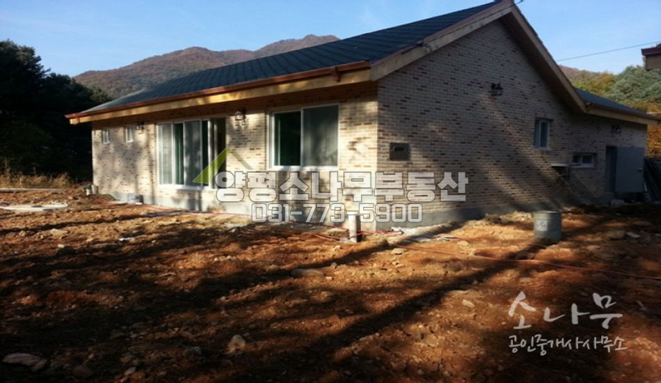 양평군 서종면 준공예정인 전망나오는 신축 전원주택입니다.