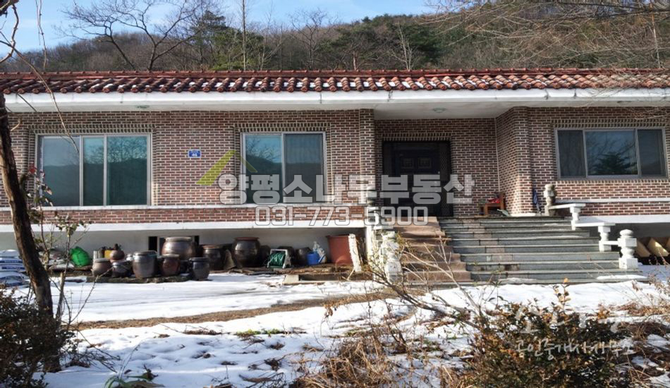 양평군 강하면 산이감싸고 있는 남향의 전망좋은집