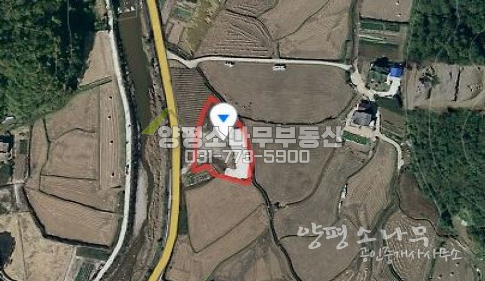 양평군 강하면 [평당50만]지방도 근접한 토지