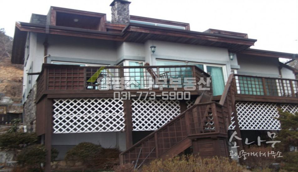 양평군 개군면 강조망 나오는 동남향의 전원주택입니다.