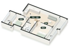 양평읍 공흥리 행복마을 101동 중층/복도끝 라인
